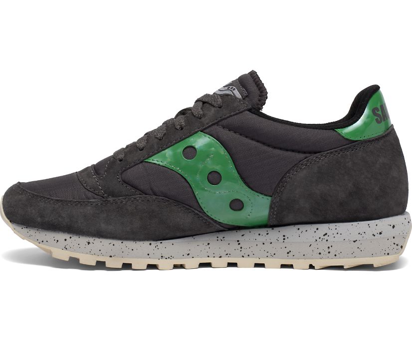 Women's Saucony Jazz 81 Originals Black / Green | Singapore 033UZGT